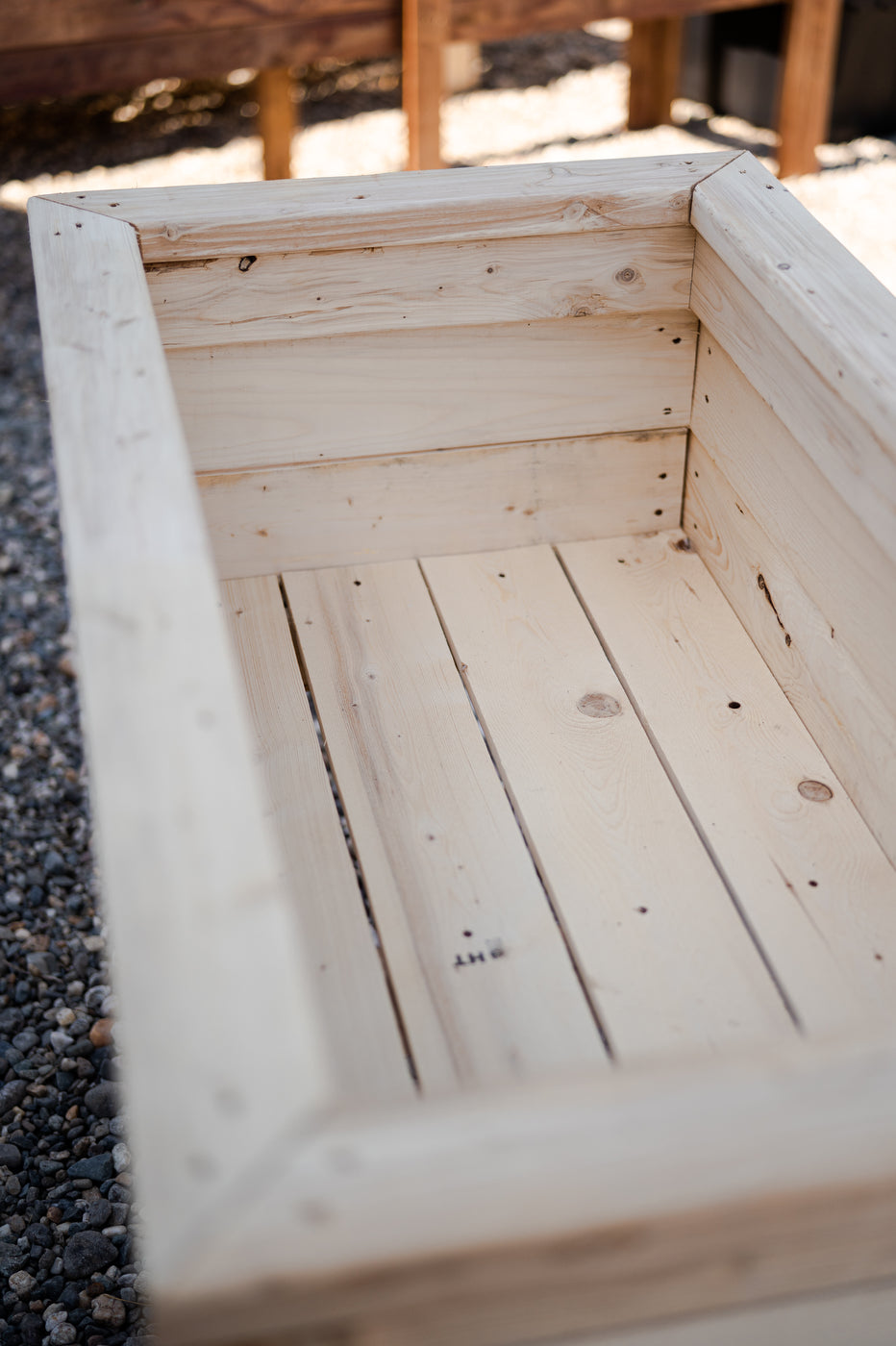 Bac standard en bois naturel (2'x4')