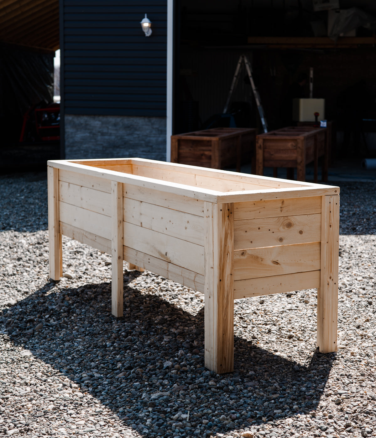 Bac standard en bois naturel